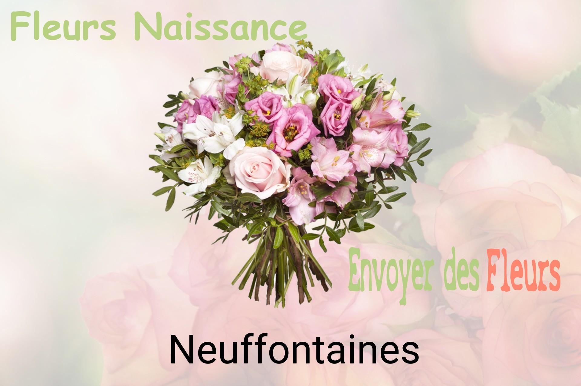 Bouquet de fleurs de naissance livré à Neuffontaines